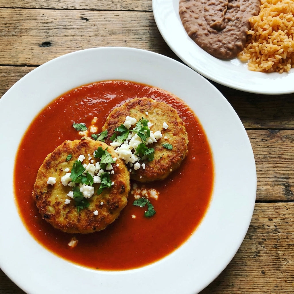 Tortitas de Atún en Salsa de Tomate