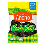 CHILE ANCHO 75GR VERDE VALLE.