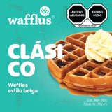 (CNG) WAFFLES ESTILO BELGA CLÁSICO 300 GR. WAFFLUS