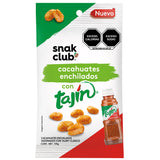 CACAHUATES ENCHILADO 135GR.SNAK CLUB