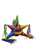 (TMP) PIÑATA ESTRELLA RAINBOW GRANDE C/7.