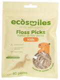 (CNG) FLOSS PICKS KIDS ALMIDON MAIZ C/40 PZAS. ECOSMILES