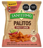 PALITOS CHILE Y LIMON 30GR. SANISSIMO