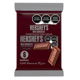 HERSHEY BARRA CHOCOLATE LECHE C/6 27GR