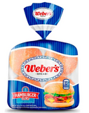 PAN HAMBURGUESA C/8 680GR.  WEBERS