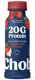 (NVO) STRAWBERRIES CREAM 20G PROTEIN 296ML. CHOBANI