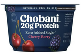 YOGURT CHERRY BERRY 20G PROTEIN S/A 190GR. CHOBANI