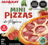 JAC & RAY MINI PIZZA PEPPERONI 450GR