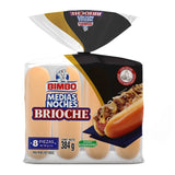 MEDIAS NOCHES BRIOCHE 384G. BIMBO.