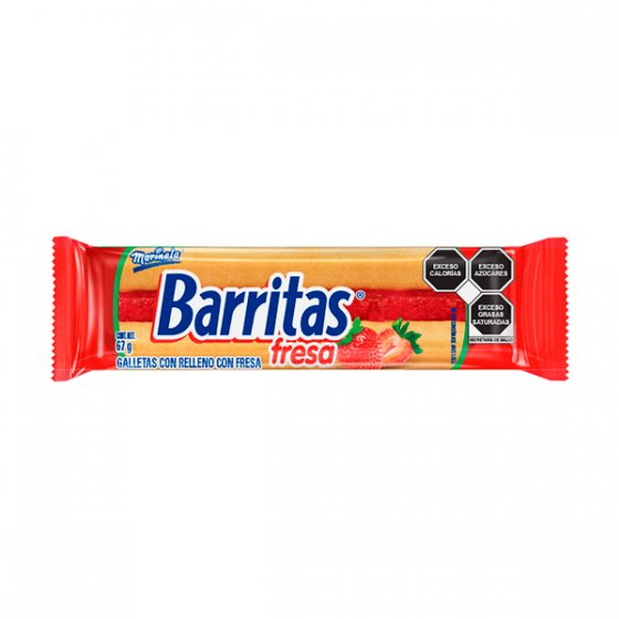 BARRITAS FRESA 67GR.MARINELA