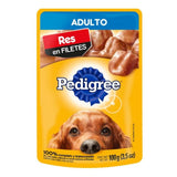 PEDIGREE POUCH ADULTO RES 100GR.