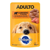 PEDIGREE POUCH ADULTO CORDERO 100G