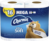 HIGIENICO CHARMIN SOFT 4 MEGA ROLLOS