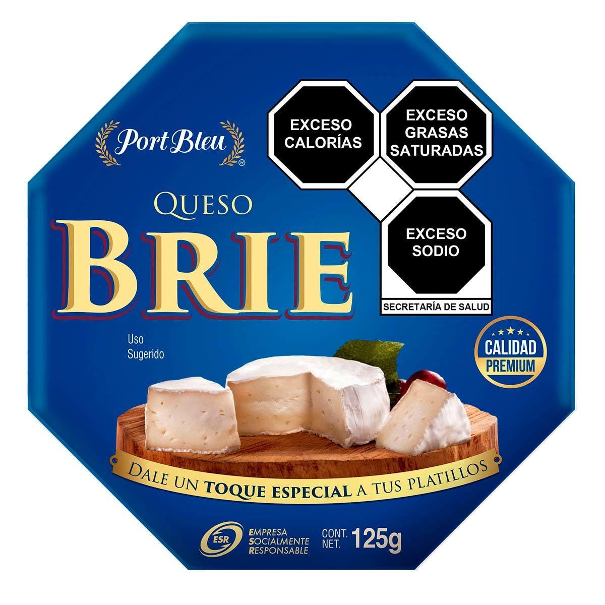 QUESO BRIE 125GR. PORT BLUE