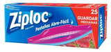 ZIPLOC GUARDAR ALIMENTOS MED.C/25.