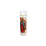 VELADORA VIRGEN DE GUADALUPE PARAFINA