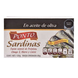 SARDINA EN AC. DE OLIVO 120GR. PONTO