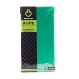 MANTEL REDONDO VERDE C/1PZ ABASTOTAL