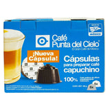 CAP P/CAFE CAPUCHINO 160G PUNTA DEL CIEL