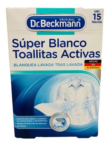 SUPER BLANCO DR BECKMANN TOALLA ACT 15PZ – Super Mode