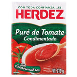 PURE TOMATE COND. 210GR. HERDEZ