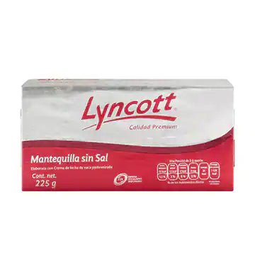 MANTEQUILLA SIN SAL 225GR.LYNCOTT – Super Mode