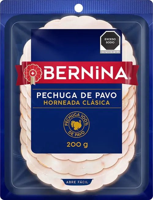 PECHUGA PAVO S/SAL 250GR.BERNINA