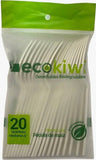 TENEDOR MEDIANO Nº 6 20PZ. ECOKIWI