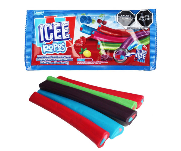 TIRAS DE CARAMELO 50GR. ICE ROPES – Super Mode SA de CV