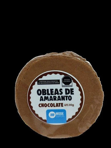 OBLEA DE AMARANTO CHOCOLATE 30GR.MODE