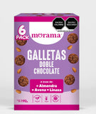 GALLETAS CHISPAS CHOCO 6PACK. MORAMA